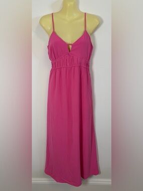 a new day Hot Pink Spaghetti Strap Maxi Dress